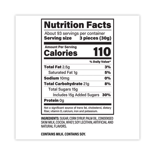 Picture of Tub, Approximately 280 Individually Wrapped Rolls, 6.75 lb Tub