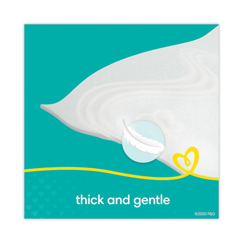 Picture of Sensitive Baby Wipes, 1-Ply, 6.8 x 7, Unscented, White, 56/Pack, 8 Packs/Carton