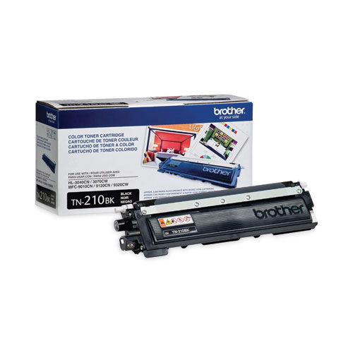 Picture of TN210BK Toner, 2,200 Page-Yield, Black