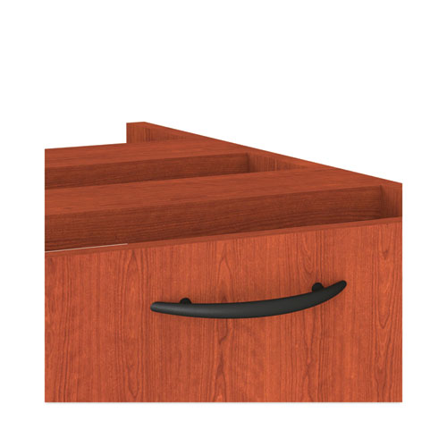 Picture of Alera Valencia Series Full Pedestal File, Left/Right, 2 Legal/Letter-Size File Drawers, Medium Cherry, 15.63" x 20.5" x 28.5"