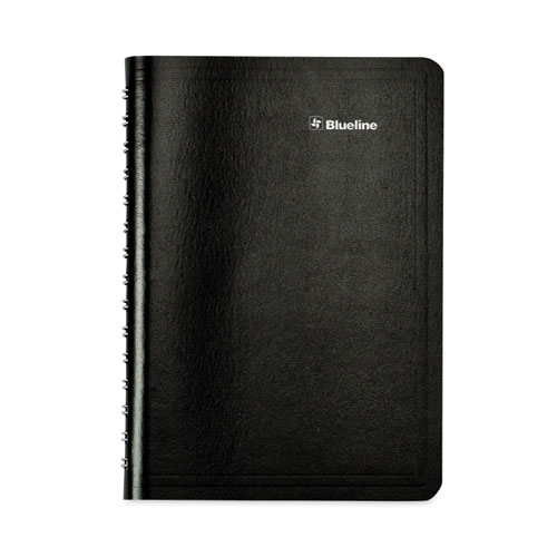 Picture of Academic Weekly/Monthly Planner, 8 x 5, Black Cover, 13-Month (Jul to Aug): 2024 to 2025