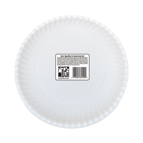 Picture of Original Heavyweights Paper Plates, 9" dia, White, 120/Pack, 8 Packs/Carton