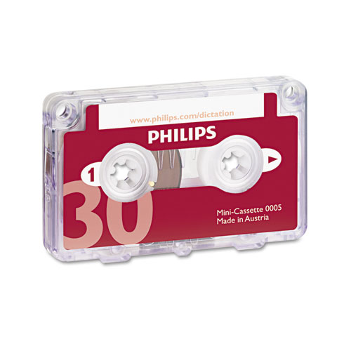 Picture of Audio and Dictation Mini Cassette, 30 min (15 min x 2), 10/Pack
