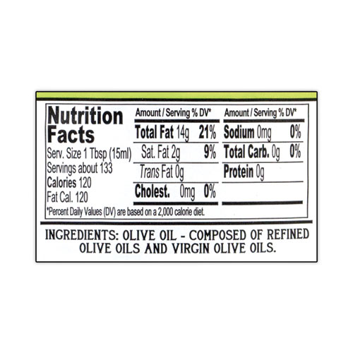 Picture of Extra Light Tasting Olive Oil, 2 L Bottle