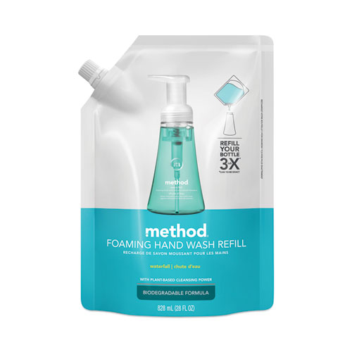 Picture of Foaming Hand Wash Refill, Waterfall, 28 oz Pouch, 6/Carton