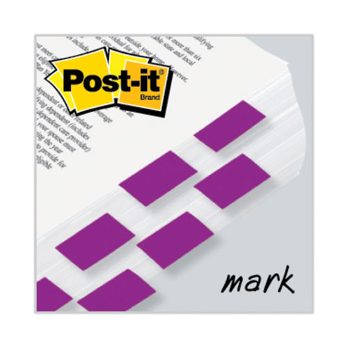 Picture of Standard Page Flags in Dispenser, Purple, 50 Flags/Dispenser, 2 Dispensers/Pack