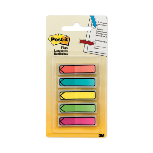 Arrow+0.5%26quot%3B+Page+Flags%2C+Five+Assorted+Bright+Colors%2C+20%2FColor%2C+100%2FPack
