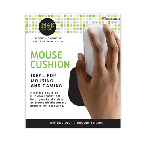 Picture of Mouse Wrist Cushion, 5.75 x 3.75, Black