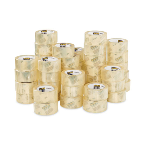 Picture of 3750 Commercial Grade Packaging Tape with Dispenser, 3" Core, 1.88" x 54.6 yds, Clear, 48/Pack