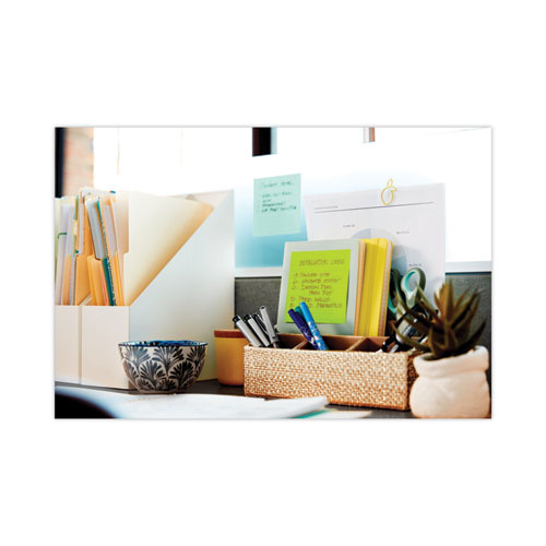 Picture of Recycled Notes in Oasis Collection Colors, Note Ruled, 4 x 4, 90 Sheets/Pad, 6 Pads/Pack