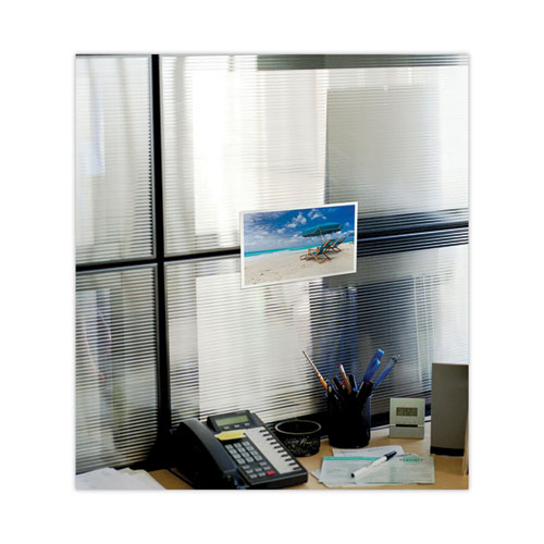 Picture of Removable Clear Mounting Squares, Holds Up to 0.33 lbs, 0.69 x 0.69, Clear, 35/Pack