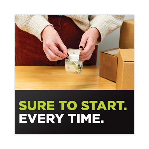 Picture of Sure Start Packaging Tape, 3" Core, 1.88" x 54.6 yds, Clear, 6/Pack