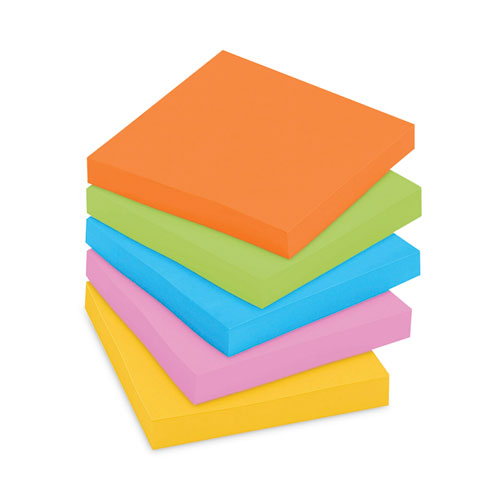 Picture of Pads in Energy Boost Collection Colors, 3" x 3", 90 Sheets/Pad, 12 Pads/Pack