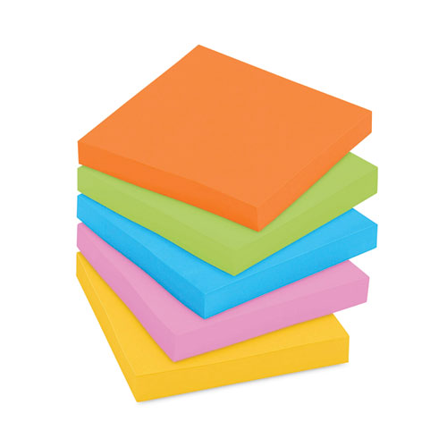 Picture of Pads in Energy Boost Collection Colors, 3" x 3", 90 Sheets/Pad, 24 Pads/Pack