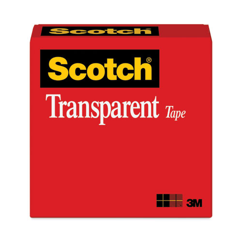 Picture of Transparent Tape, 3" Core, 1" x 72 yds, Transparent