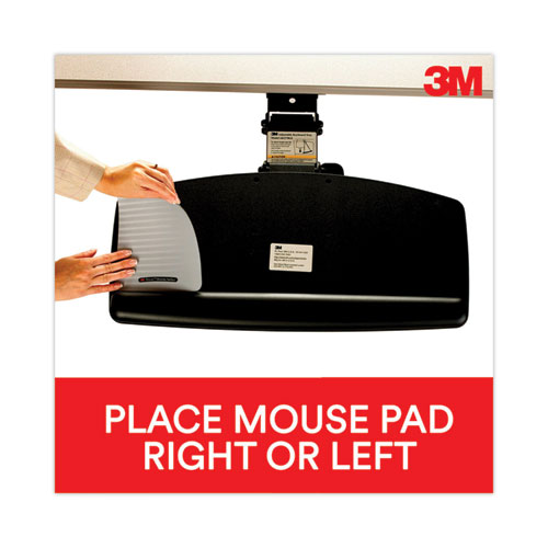 Picture of Knob Adjust Keyboard Tray With Standard Platform, 25.2w x 12d, Black