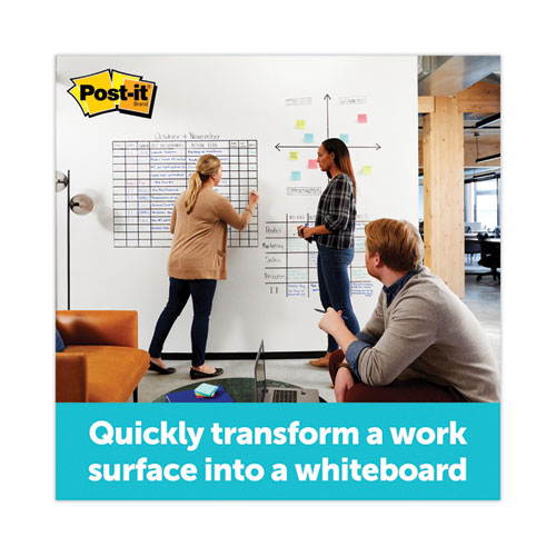 Picture of Dry Erase Surface, Laminate Film, 50 ft x 7 mil x 48", White