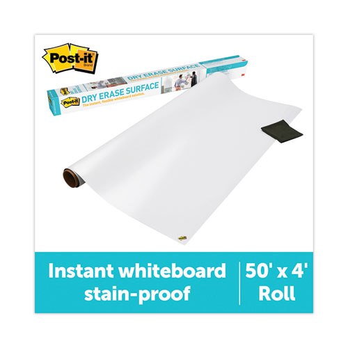 Picture of Dry Erase Surface, Laminate Film, 50 ft x 7 mil x 48", White