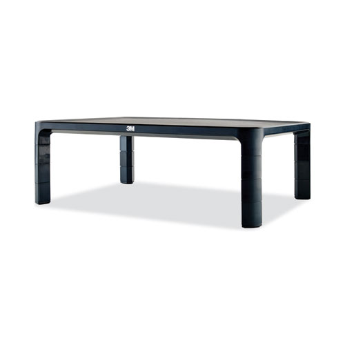 Picture of Adjustable Monitor Stand, 16" x 12" x 1.75" to 5.5", Black, Supports 20 lbs