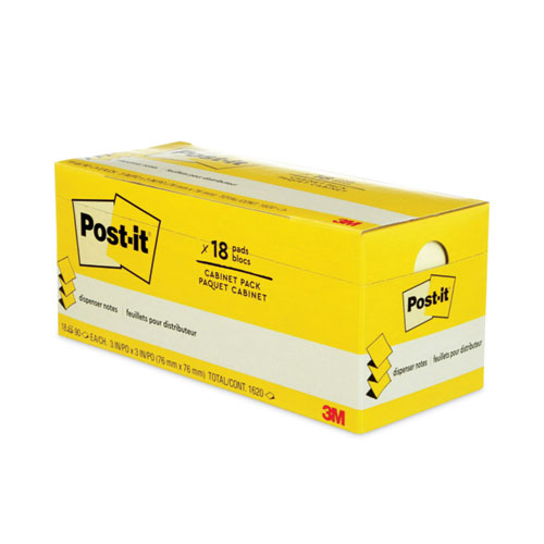 Original+Canary+Yellow+Pop-up+Refill+Cabinet+Pack%2C+3%26quot%3B+x+3%26quot%3B%2C+Canary+Yellow%2C+90+Sheets%2FPad%2C+18+Pads%2FPack