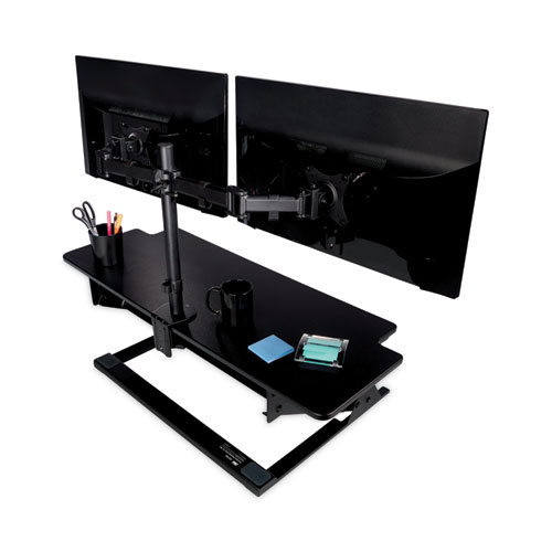 Picture of Precision Standing Desk, 42" x 23.2" x 6.2" to 20", Black