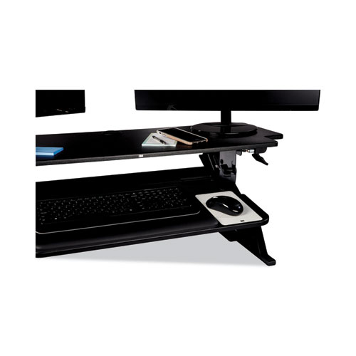 Picture of Precision Standing Desk, 42" x 23.2" x 6.2" to 20", Black