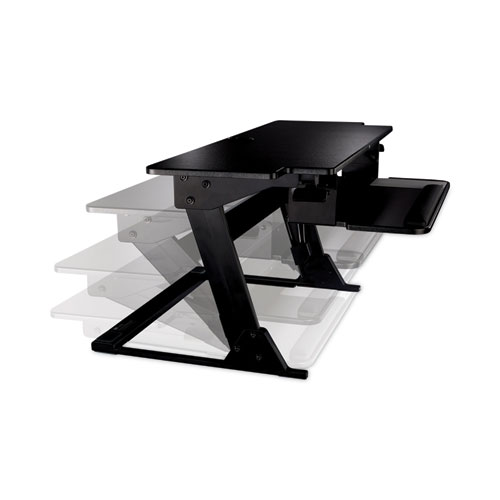 Picture of Precision Standing Desk, 42" x 23.2" x 6.2" to 20", Black