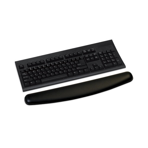 Picture of Antimicrobial Gel Compact Keyboard Wrist Rest, 18 x 2.75, Black