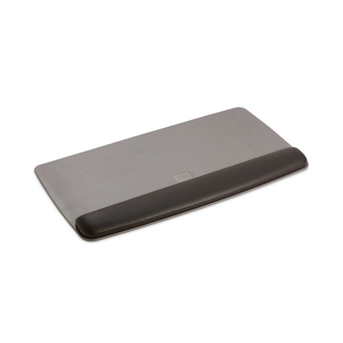 Picture of Antimicrobial Gel Keyboard Wrist Rest Platform, 19.6 x 10.6, Black/Gray/Silver