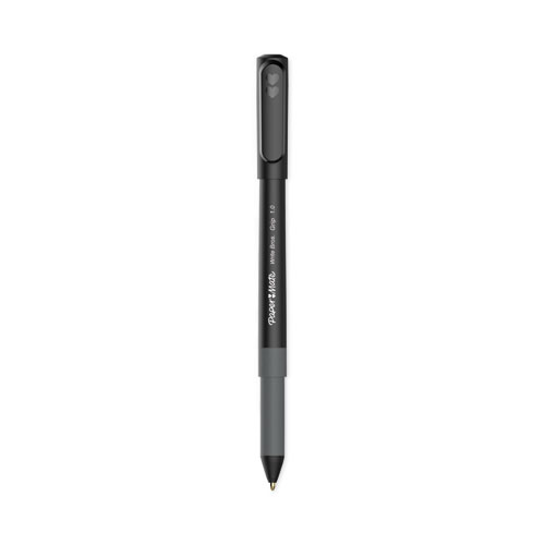 Picture of Write Bros. Grip Ballpoint Pen, Stick, Medium 1 mm, Black Ink, Black Barrel, Dozen