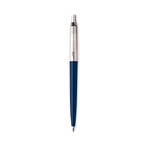 Picture of Jotter Ballpoint Pen, Retractable, Medium 1 mm, Blue Ink, Royal Blue/Chrome Barrel