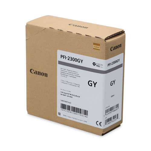 Picture of 5281C001AA (PFI-2300) Ink, Gray