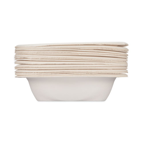 Picture of ECOSAVE Tableware, Bowl, Bagasse, 16 oz, White, 25/Pack