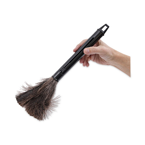 Picture of Ostrich Feather Duster, 9" to 14" Retractable Plastic Handle