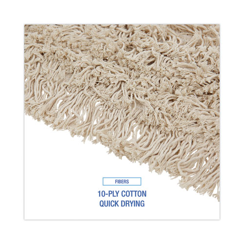 Picture of Mop Head, Dust, Cotton, 18 x 3, White