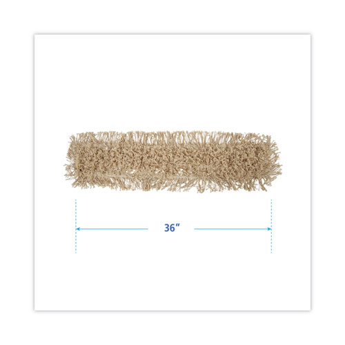 Picture of Industrial Dust Mop Head, Washable, Hygrade Cotton, 36w x 5d, White