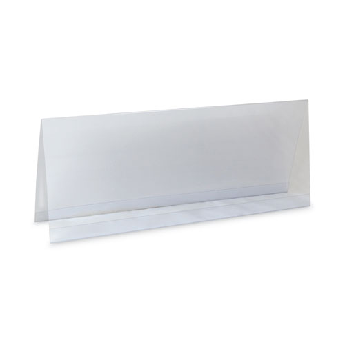 Picture of Tent Card Holders, 4.25 x 11.7, Rigid Heavyweight Clear Plastic, 25/Box