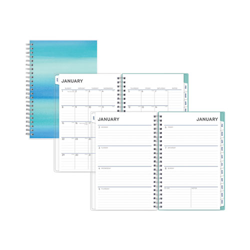 Picture of Chloe Frosted Weekly/Monthly Planner, Chloe Artwork, 8 x 5, Blue Cover, 12-Month (Jan to Dec): 2023