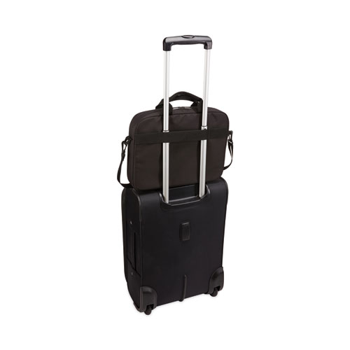 Picture of Advantage Laptop Attache, Fits Devices Up to 15.6", Polyester, 16.1 x 2.8 x 13.8, Black