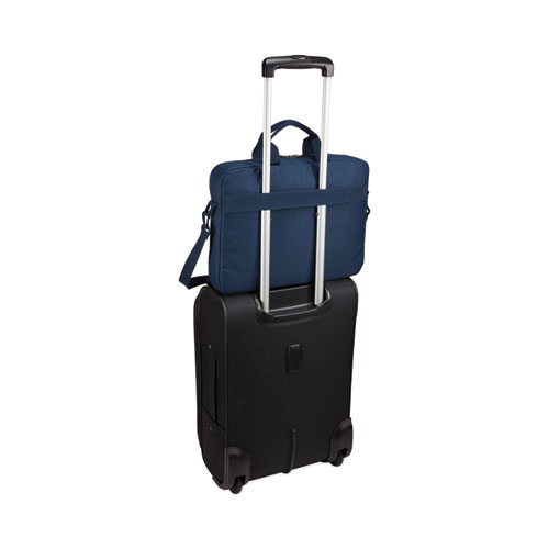 Picture of Advantage Laptop Attache, Fits Devices Up to 14", Polyester, 14.6 x 2.8 x 13, Dark Blue