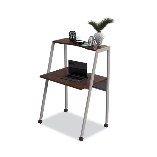 Picture of Kompass Flexible Home/Office Desk, 33" x 23.4" x 48", Mocha