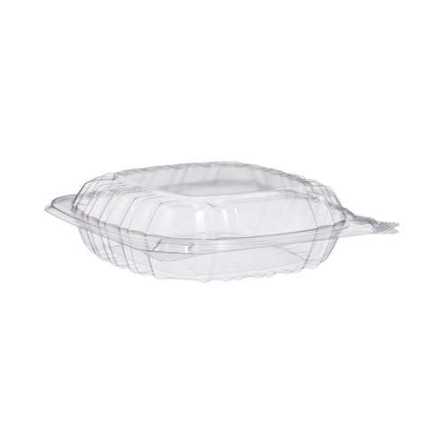 Picture of ClearSeal Hinged-Lid Plastic Containers, Sandwich Container, 13.8 oz, 5.4 x 5.3 x 2.6, Clear, Plastic, 500/Carton