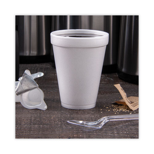 Picture of Foam Drink Cups, 12 oz, White, 25/Pack