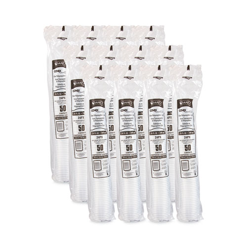 Picture of Conex ClearPro Plastic Cold Cups, 24 oz, 50/Bag, 12 Bags/Carton