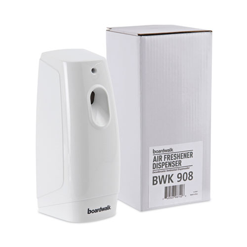 Picture of Classic Metered Air Freshener Dispenser, 4" x 3" x 9.5", White