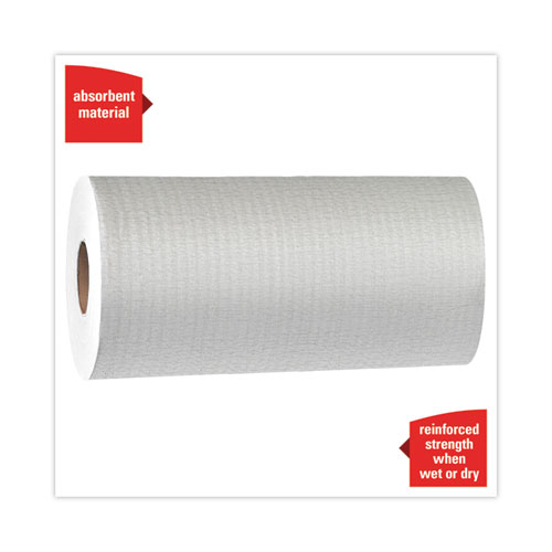 Picture of General Clean X60 Cloths, Small Roll, 9.8 x 13.4, White, 130/Roll, 12 Rolls/Carton