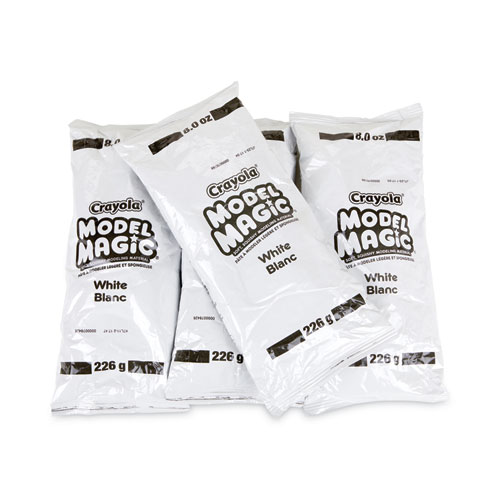 Picture of Model Magic Modeling Compound, 8 oz Packs, 4 Packs, White, 2 lbs