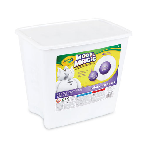 Picture of Model Magic Modeling Compound, 8 oz Packs, 4 Packs, White, 2 lbs