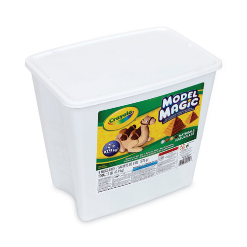 Picture of Model Magic Modeling Compound, 8 oz Packs, 4 Packs, Assorted Natural Colors, 2 lbs