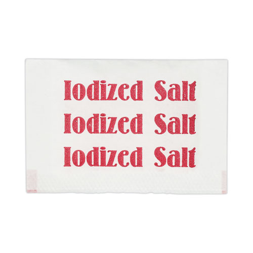 Picture of Iodized Salt Packets, 0.75 g Packet, 3,000/Box